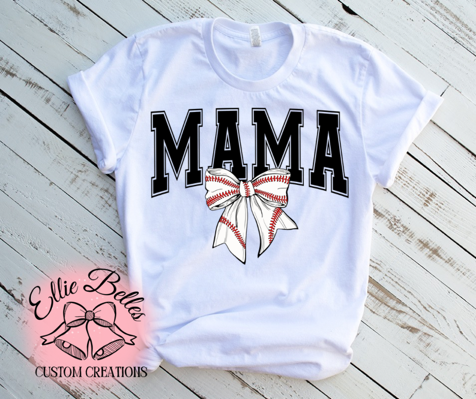 Baseball Mama Adult Tee