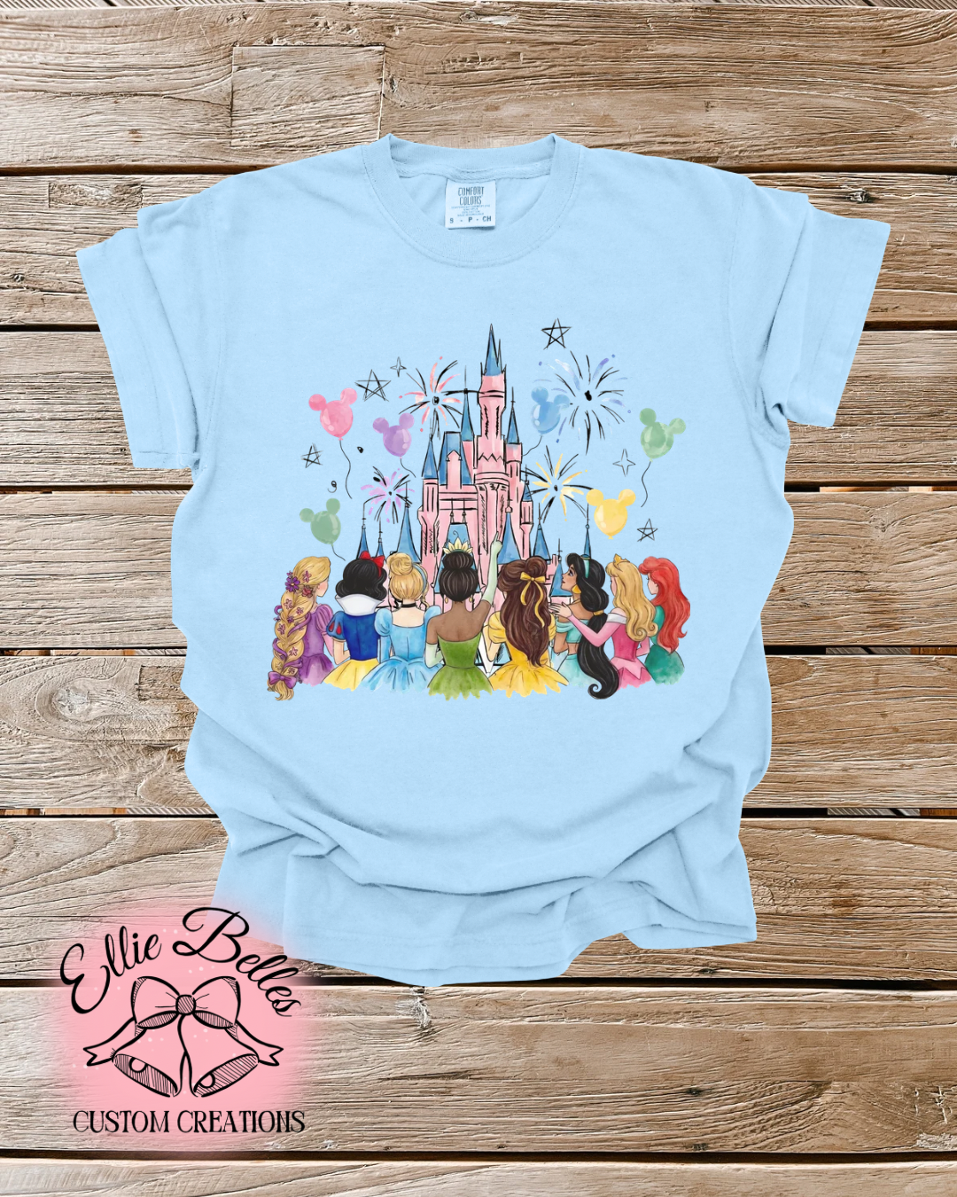 Princess at the castle adult tee