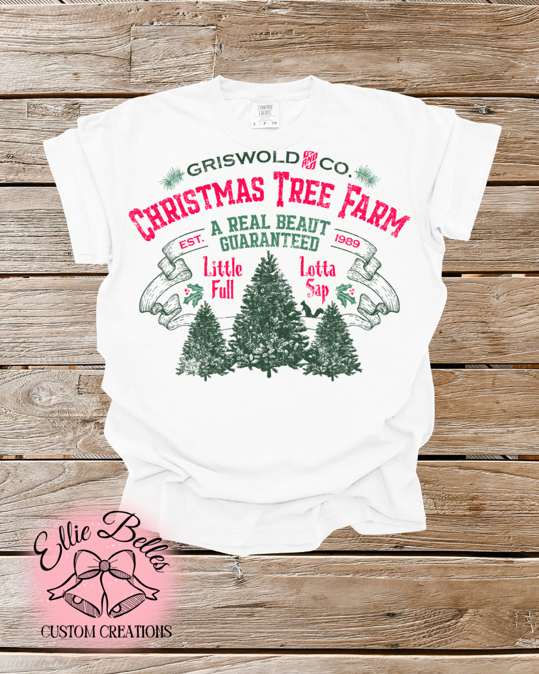 Griswold tree farm adult tee