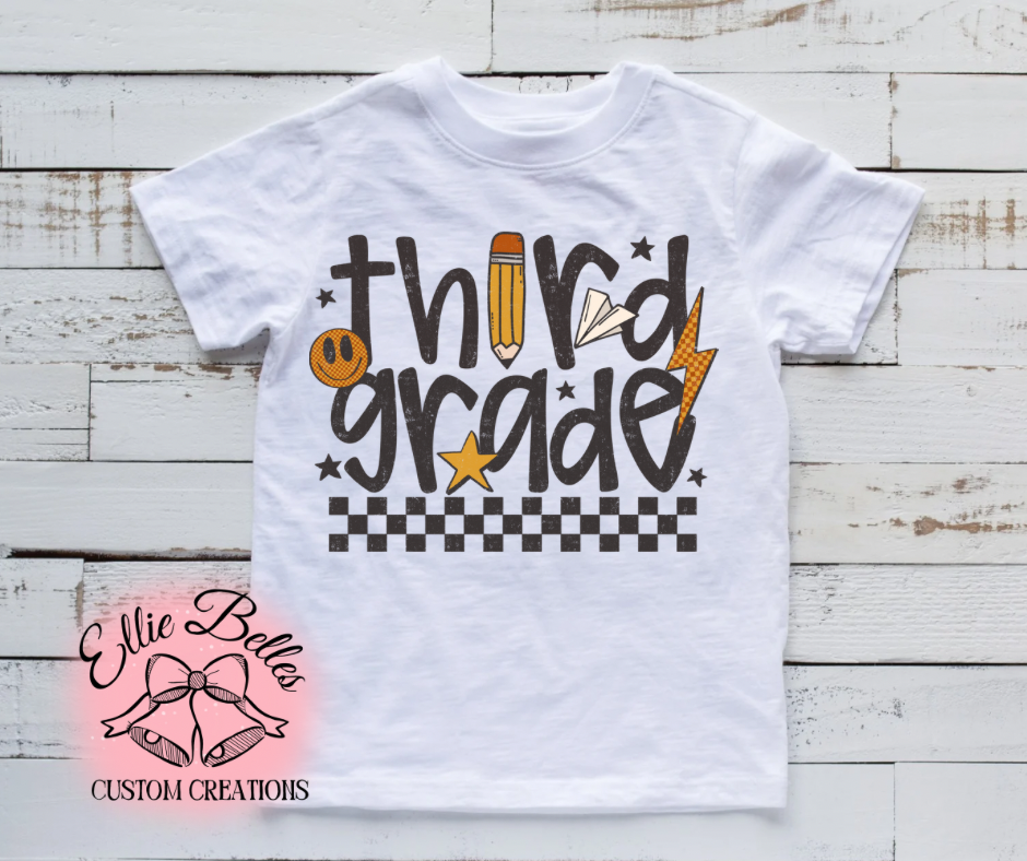 Third Grade Kids Tee