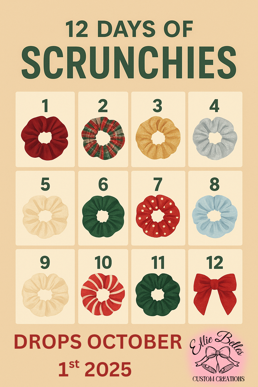 Scrunchie Advent Calendar