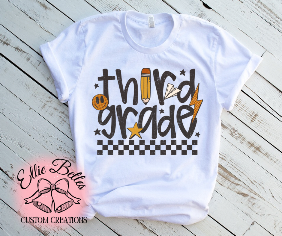 Third Grade Adult Tee