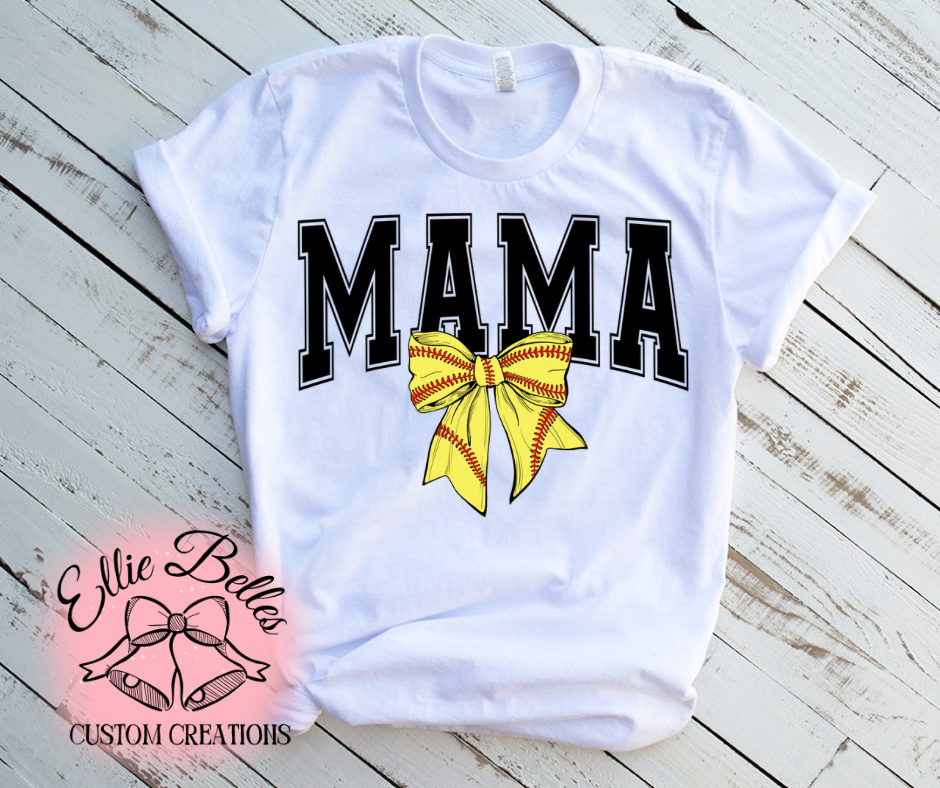 Softball Mama Adult Tee