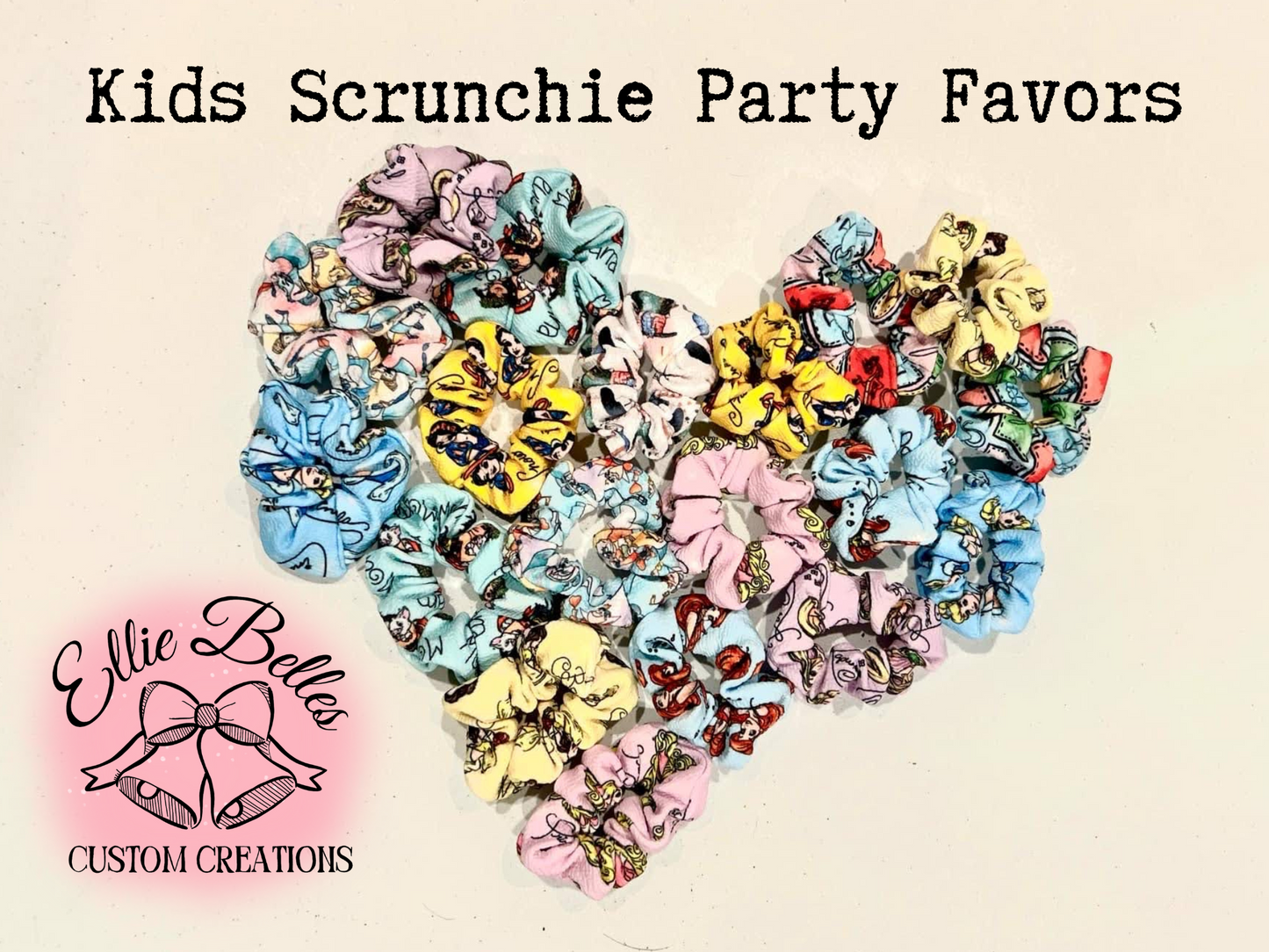 Kids Scrunchie Party Favors