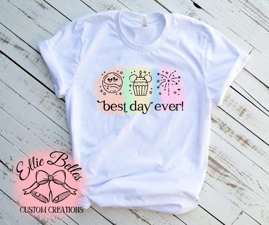 Best day ever adult tee