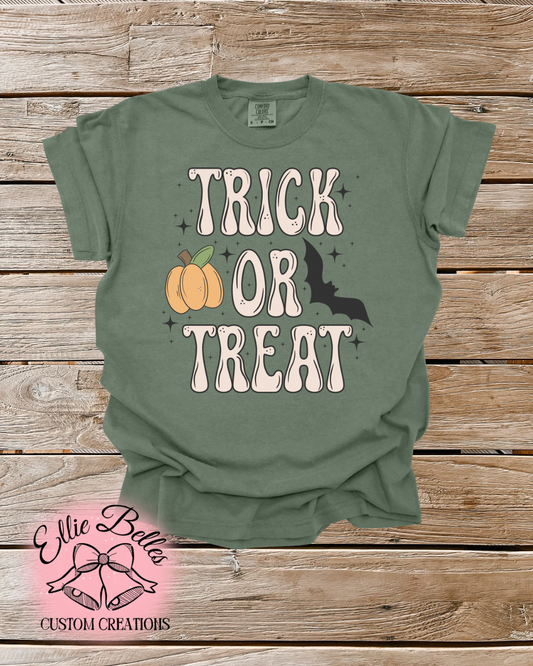 Trick or treat adult tee
