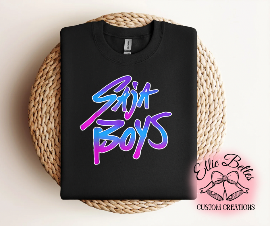 Saja boys adult crew neck