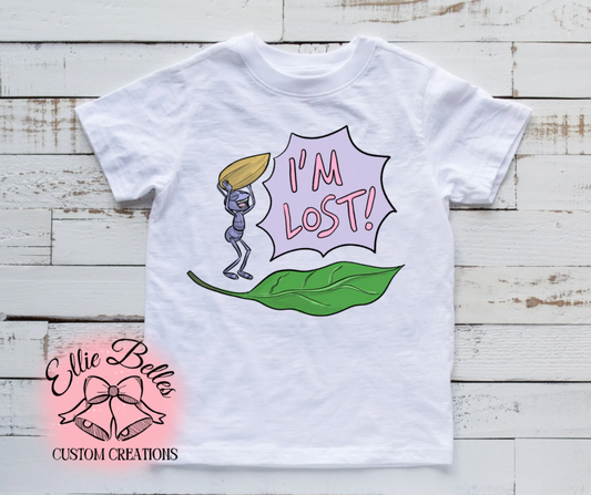 I’m Lost! (Pink) kids tee