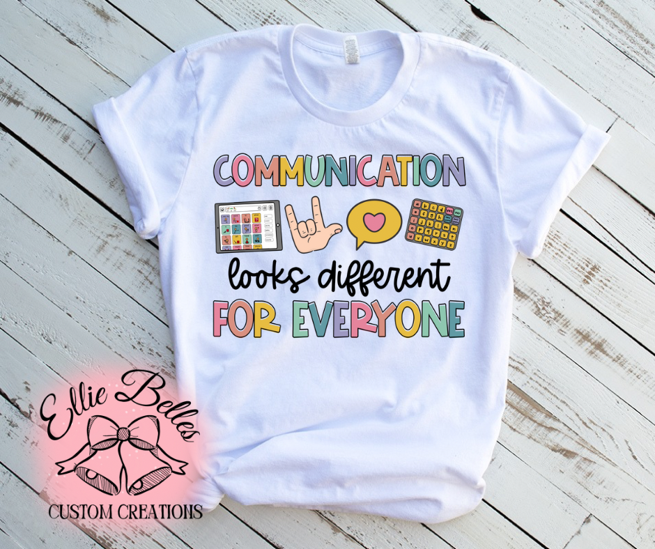 Everyone Communicates Adult Tee