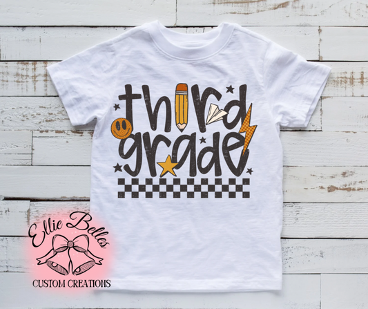 Third Grade Kids Tee