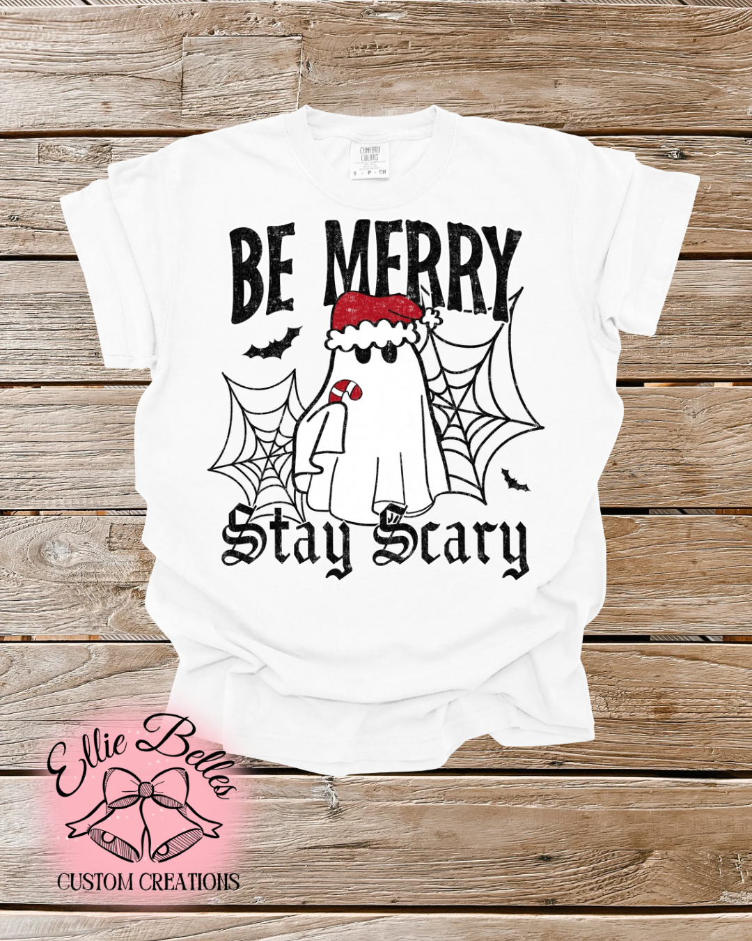 Scary merry kids tee