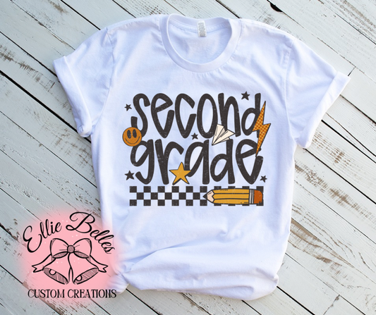 Second Grade Adult Tee