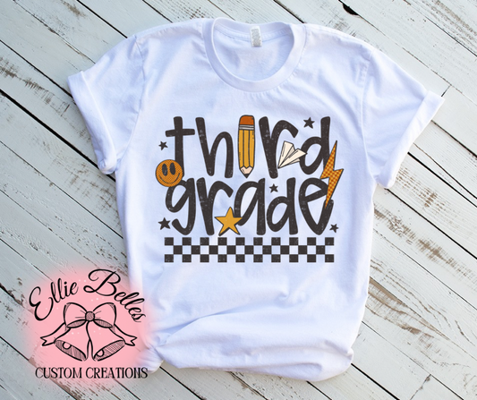 Third Grade Adult Tee