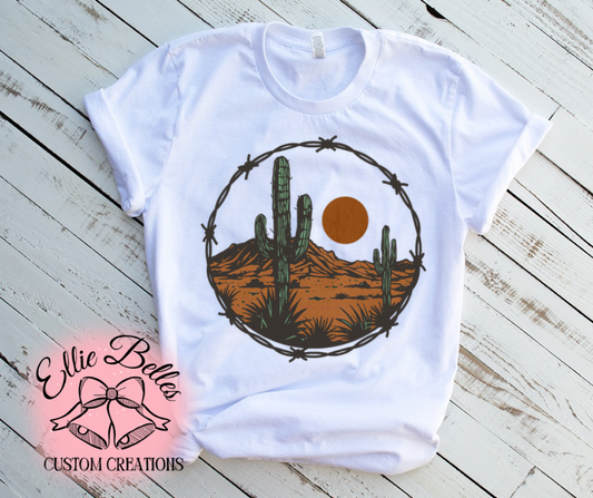 Desert Sunset Adult Tee