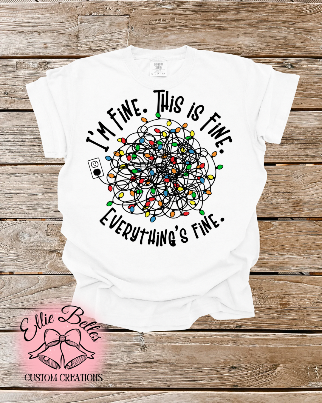 I’m fine, it’s fine adult tee