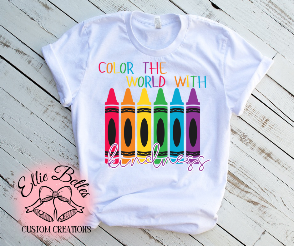 Color the World Adult Tee